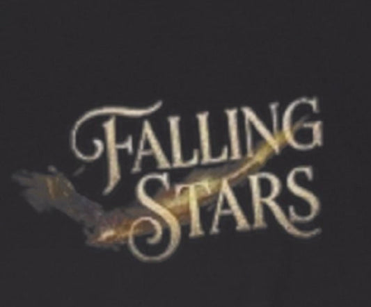 Black Falling Stars Crewneck