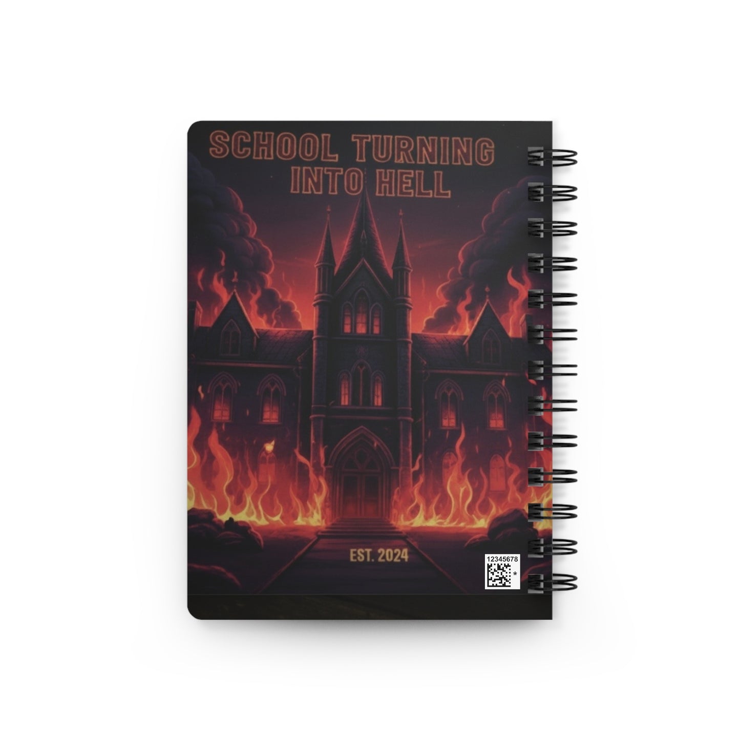 School Turning Into Hell Notebook