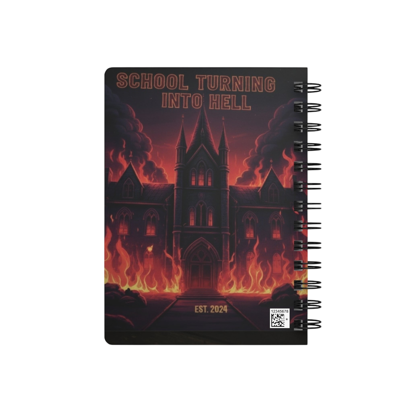 School Turning Into Hell Notebook