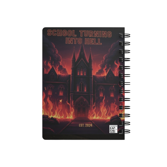School Turning Into Hell Notebook
