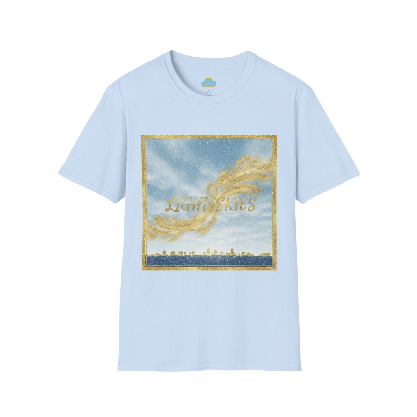 Light Skies Light Blue Cover T-Shirt