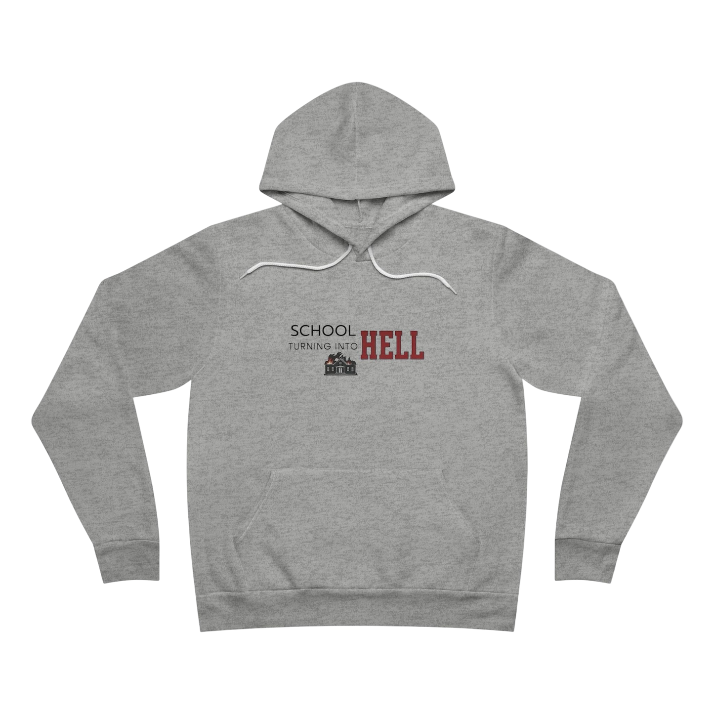 School Turning Into Hell Hoodie