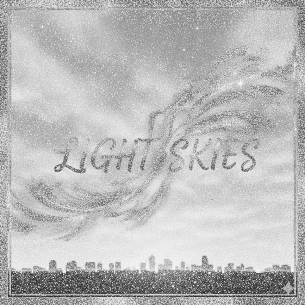 Light Skies B&W T-Shirt
