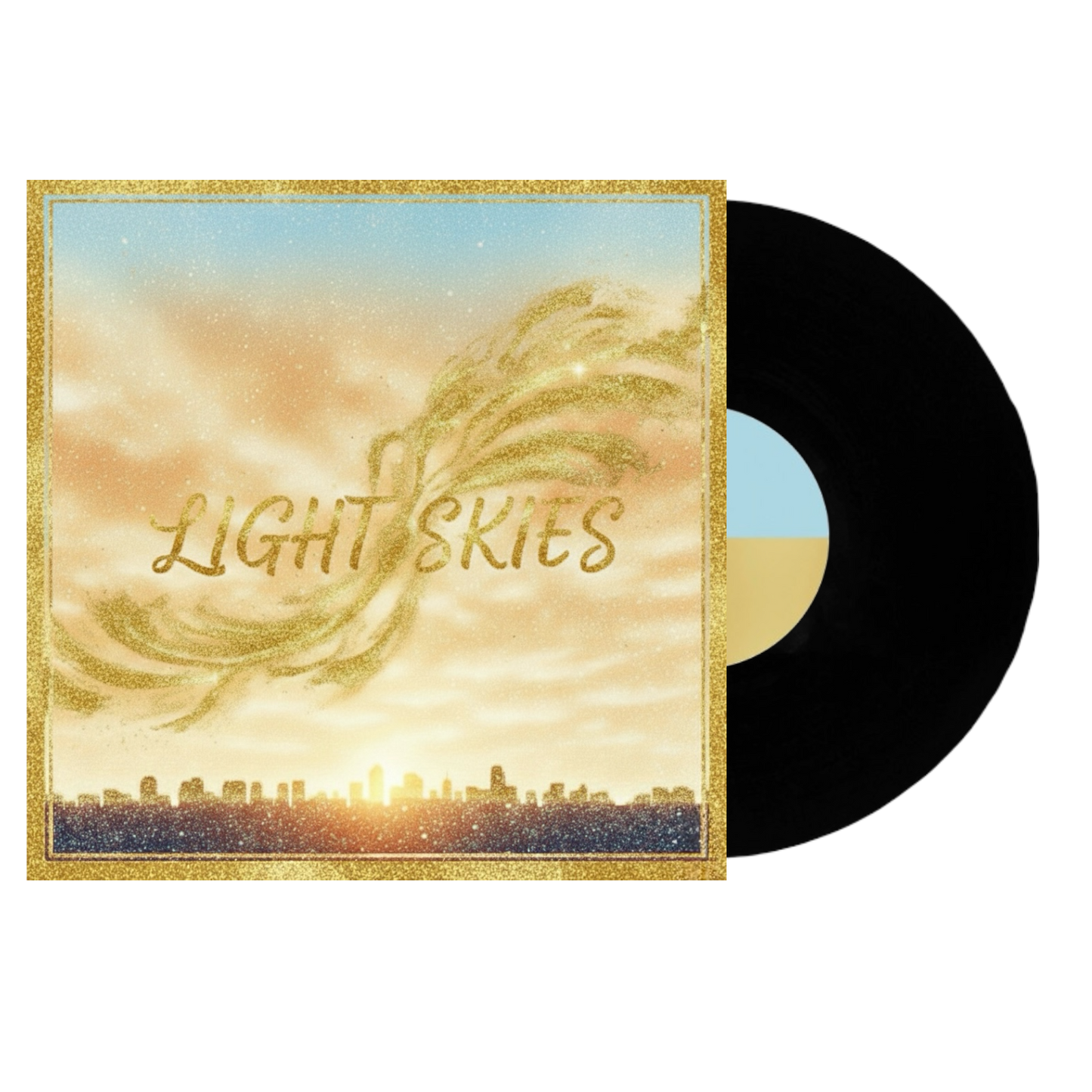 Light Skies LP (Half Light Blue/Gold)