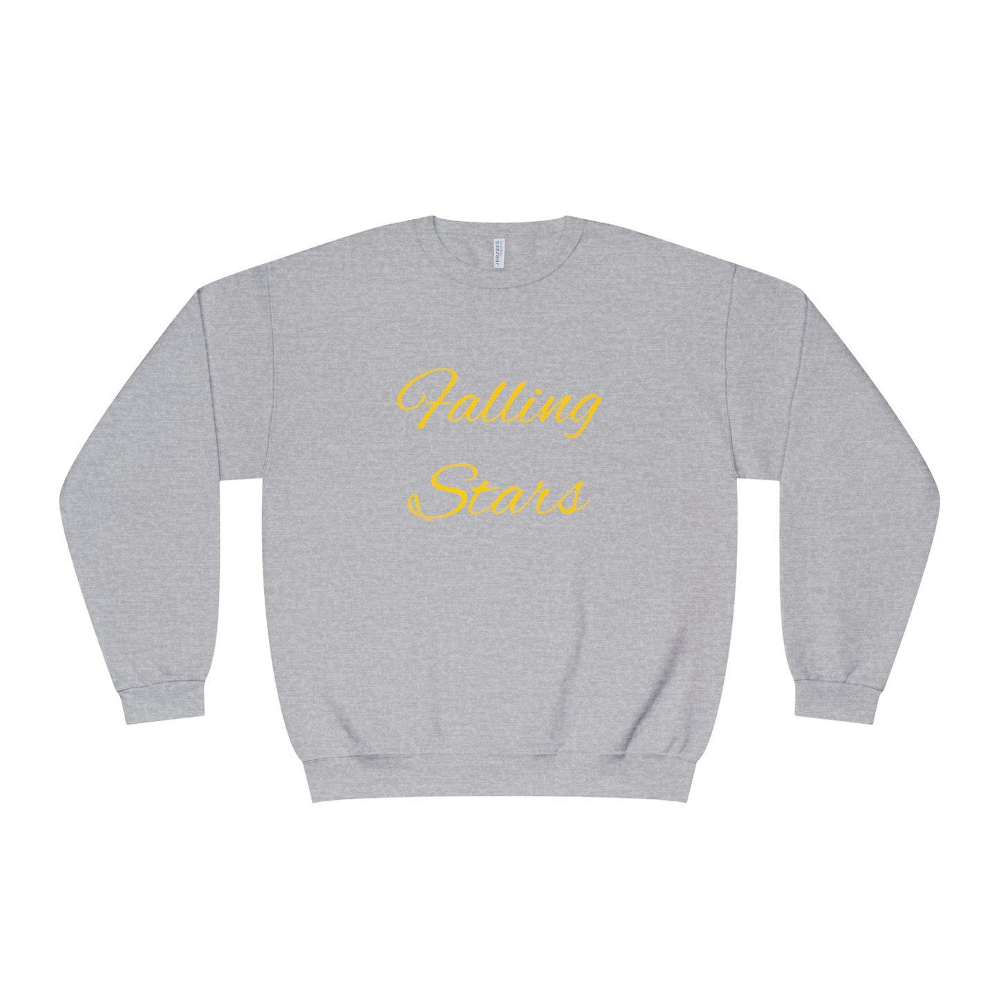 Gray Falling Stars Crewneck
